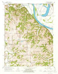 Oak Mills Kansas Historical topographic map, 1:24000 scale, 7.5 X 7.5 Minute, Year 1961