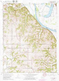 Oak Mills Kansas Historical topographic map, 1:24000 scale, 7.5 X 7.5 Minute, Year 1961