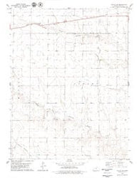 Oakley SW Kansas Historical topographic map, 1:24000 scale, 7.5 X 7.5 Minute, Year 1979
