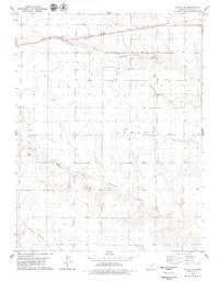 Oakley SW Kansas Historical topographic map, 1:24000 scale, 7.5 X 7.5 Minute, Year 1979
