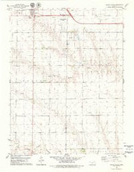 Oakley South Kansas Historical topographic map, 1:24000 scale, 7.5 X 7.5 Minute, Year 1979