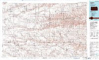 Oakley Kansas Historical topographic map, 1:100000 scale, 30 X 60 Minute, Year 1985
