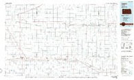Oakley Kansas Historical topographic map, 1:100000 scale, 30 X 60 Minute, Year 1985