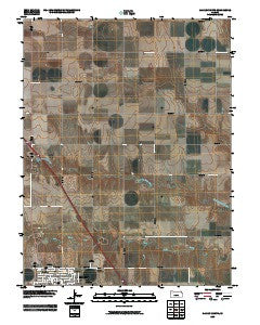 Oakley North Kansas Historical topographic map, 1:24000 scale, 7.5 X 7.5 Minute, Year 2009