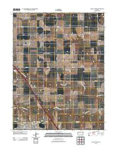 Oakley North Kansas Historical topographic map, 1:24000 scale, 7.5 X 7.5 Minute, Year 2012