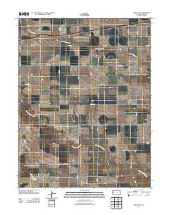 Oakley SW Kansas Historical topographic map, 1:24000 scale, 7.5 X 7.5 Minute, Year 2012