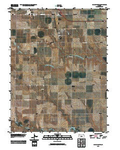 Oakley South Kansas Historical topographic map, 1:24000 scale, 7.5 X 7.5 Minute, Year 2009