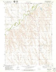 Oberlin NE Kansas Historical topographic map, 1:24000 scale, 7.5 X 7.5 Minute, Year 1978