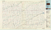 Oberlin Kansas Historical topographic map, 1:100000 scale, 30 X 60 Minute, Year 1985