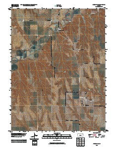 Oberlin NE Kansas Historical topographic map, 1:24000 scale, 7.5 X 7.5 Minute, Year 2009