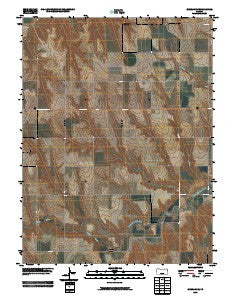 Oberlin SW Kansas Historical topographic map, 1:24000 scale, 7.5 X 7.5 Minute, Year 2009