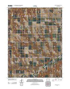 Oberlin SW Kansas Historical topographic map, 1:24000 scale, 7.5 X 7.5 Minute, Year 2012