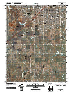 Ocheltree Kansas Historical topographic map, 1:24000 scale, 7.5 X 7.5 Minute, Year 2009