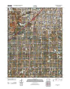 Ocheltree Kansas Historical topographic map, 1:24000 scale, 7.5 X 7.5 Minute, Year 2012