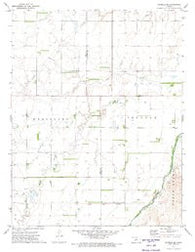 Offerle SE Kansas Historical topographic map, 1:24000 scale, 7.5 X 7.5 Minute, Year 1972