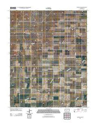 Offerle NW Kansas Historical topographic map, 1:24000 scale, 7.5 X 7.5 Minute, Year 2012