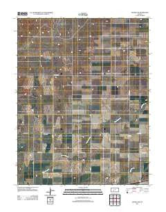 Offerle NW Kansas Historical topographic map, 1:24000 scale, 7.5 X 7.5 Minute, Year 2012
