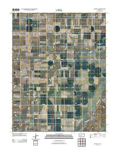 Offerle SE Kansas Historical topographic map, 1:24000 scale, 7.5 X 7.5 Minute, Year 2012