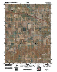 Ogallah Kansas Historical topographic map, 1:24000 scale, 7.5 X 7.5 Minute, Year 2010