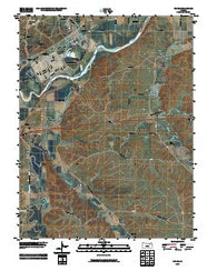 Ogden Kansas Historical topographic map, 1:24000 scale, 7.5 X 7.5 Minute, Year 2009
