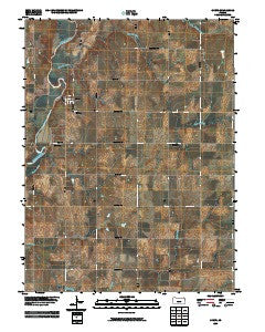 Oketo Kansas Historical topographic map, 1:24000 scale, 7.5 X 7.5 Minute, Year 2009