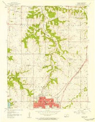 Olathe Kansas Historical topographic map, 1:24000 scale, 7.5 X 7.5 Minute, Year 1956