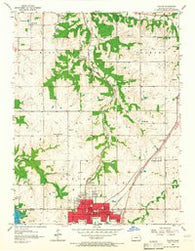 Olathe Kansas Historical topographic map, 1:24000 scale, 7.5 X 7.5 Minute, Year 1956