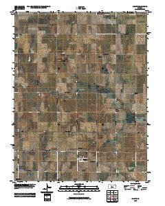 Olmitz Kansas Historical topographic map, 1:24000 scale, 7.5 X 7.5 Minute, Year 2009