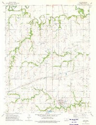 Olpe Kansas Historical topographic map, 1:24000 scale, 7.5 X 7.5 Minute, Year 1973