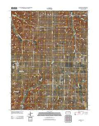 Olsburg Kansas Historical topographic map, 1:24000 scale, 7.5 X 7.5 Minute, Year 2012