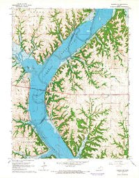 Olsburg NW Kansas Historical topographic map, 1:24000 scale, 7.5 X 7.5 Minute, Year 1964