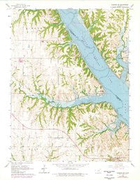 Olsburg SW Kansas Historical topographic map, 1:24000 scale, 7.5 X 7.5 Minute, Year 1964