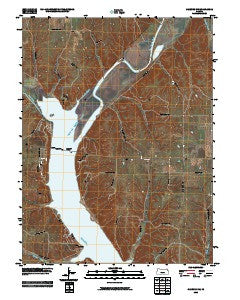 Olsburg NW Kansas Historical topographic map, 1:24000 scale, 7.5 X 7.5 Minute, Year 2009