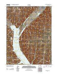 Olsburg NW Kansas Historical topographic map, 1:24000 scale, 7.5 X 7.5 Minute, Year 2012