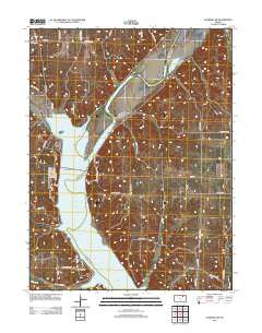 Olsburg NW Kansas Historical topographic map, 1:24000 scale, 7.5 X 7.5 Minute, Year 2012