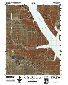 Olsburg SW Kansas Historical topographic map, 1:24000 scale, 7.5 X 7.5 Minute, Year 2009