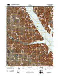 Olsburg SW Kansas Historical topographic map, 1:24000 scale, 7.5 X 7.5 Minute, Year 2012