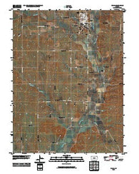 Onaga Kansas Historical topographic map, 1:24000 scale, 7.5 X 7.5 Minute, Year 2010