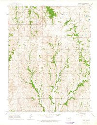 Onaga NE Kansas Historical topographic map, 1:24000 scale, 7.5 X 7.5 Minute, Year 1964