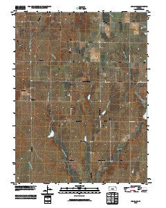 Onaga NE Kansas Historical topographic map, 1:24000 scale, 7.5 X 7.5 Minute, Year 2010
