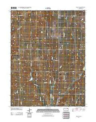 Onaga NE Kansas Historical topographic map, 1:24000 scale, 7.5 X 7.5 Minute, Year 2012