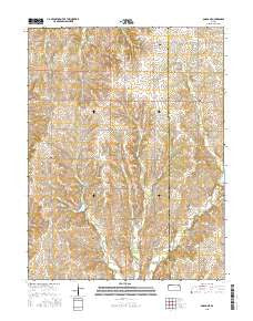 Onaga NE Kansas Current topographic map, 1:24000 scale, 7.5 X 7.5 Minute, Year 2015