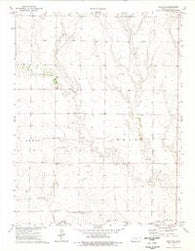 Orion SE Kansas Historical topographic map, 1:24000 scale, 7.5 X 7.5 Minute, Year 1974