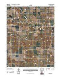 Orion NE Kansas Historical topographic map, 1:24000 scale, 7.5 X 7.5 Minute, Year 2012