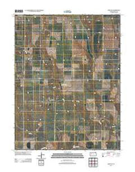 Orion SE Kansas Historical topographic map, 1:24000 scale, 7.5 X 7.5 Minute, Year 2012