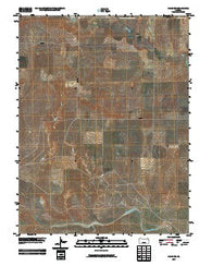 Orion SW Kansas Historical topographic map, 1:24000 scale, 7.5 X 7.5 Minute, Year 2009