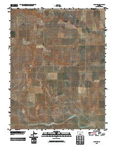 Orion SW Kansas Historical topographic map, 1:24000 scale, 7.5 X 7.5 Minute, Year 2009