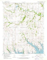 Osage City SE Kansas Historical topographic map, 1:24000 scale, 7.5 X 7.5 Minute, Year 1971