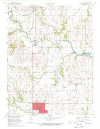 Osage City Kansas Historical topographic map, 1:24000 scale, 7.5 X 7.5 Minute, Year 1971