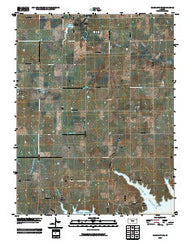 Osage City SE Kansas Historical topographic map, 1:24000 scale, 7.5 X 7.5 Minute, Year 2009